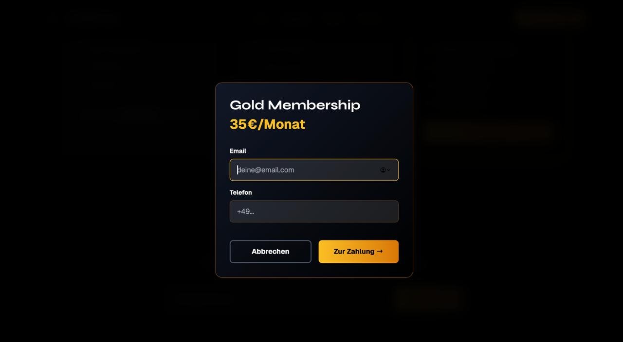 Gold Membership Checkout